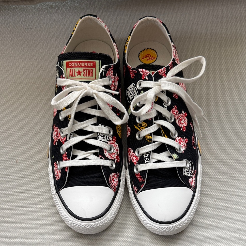 Converse Topochico logo/ Black and White 
 Sneakers